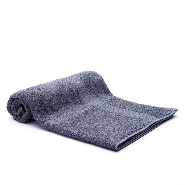 Urban Stitch Steel Grey Bath Towel