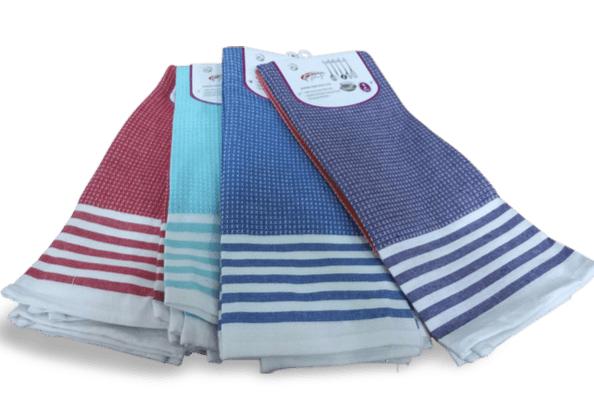 Border stripe dish Cloth  Pack
